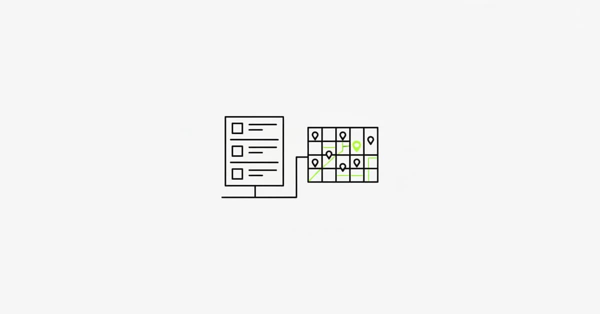 Website and Google Maps in one view