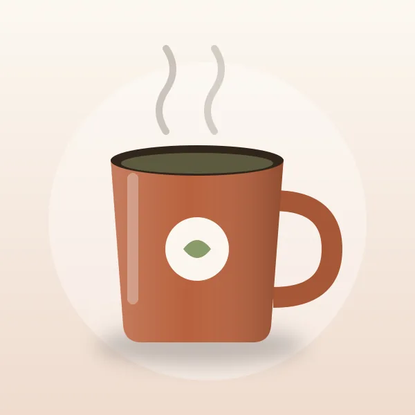 Tasse mit Tee