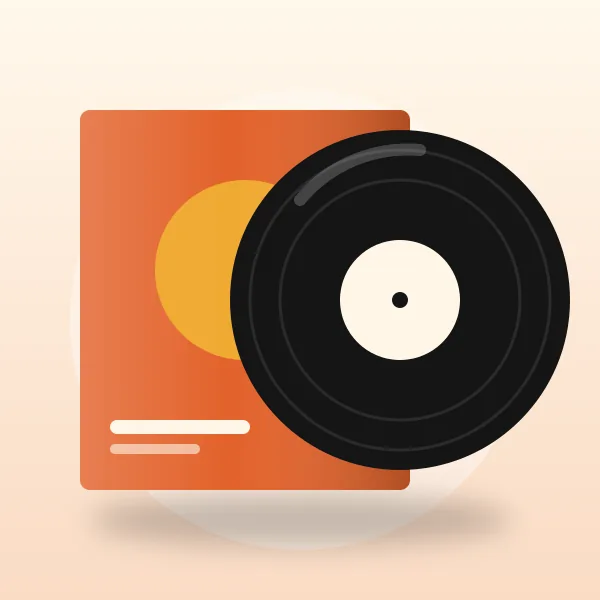 Record with sleeve